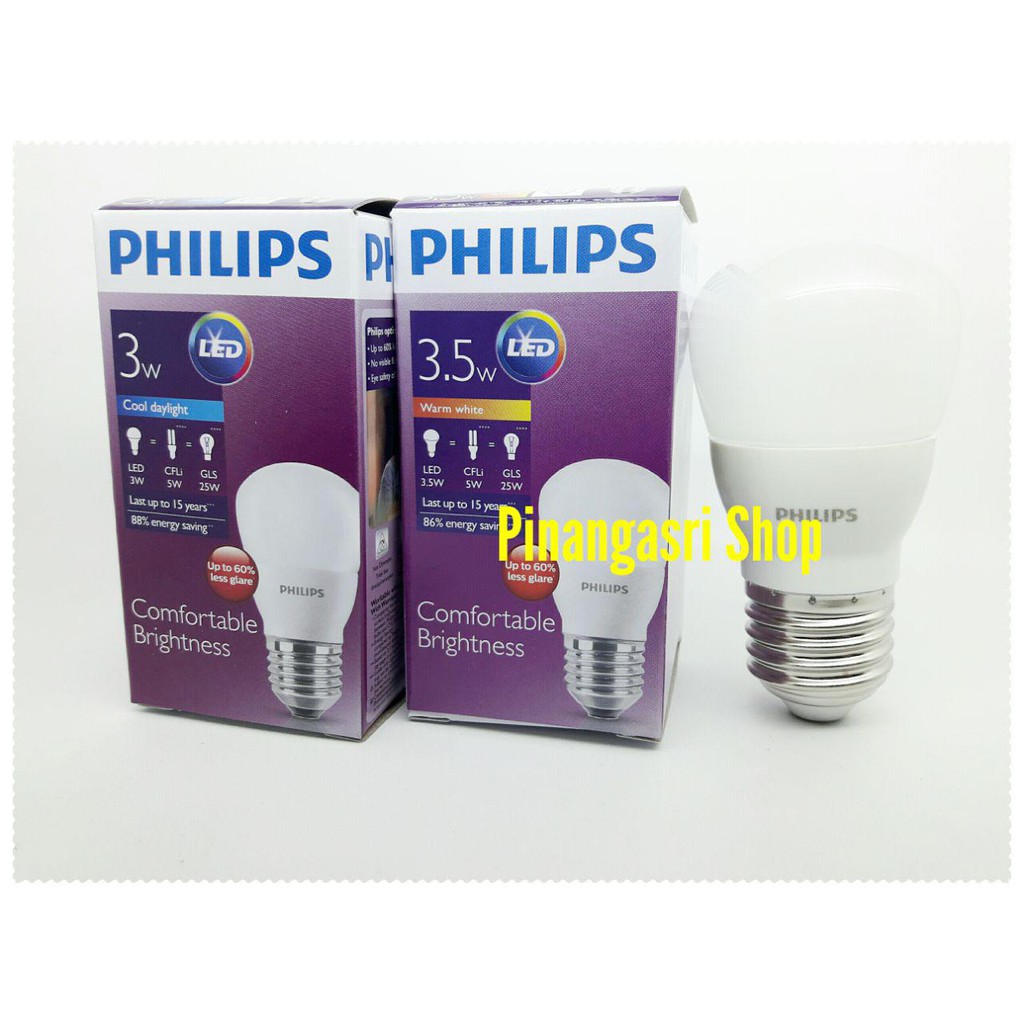 Lampu Led Philips 3 Watt Bohlam 3w Philip Putih 3 W Bulb Led 3watt Lampu Led Philip Putih Murah Shopee Indonesia