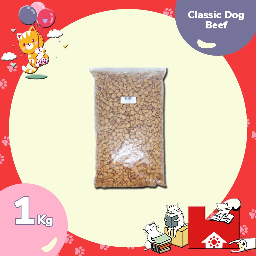 Classic Dog Food Repacking 1 Kg / Makanan Anjing Repack Clasic 1Kg