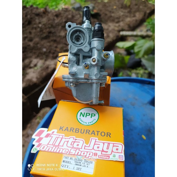 karbu karburator carburator suzuki shogun 125 sp r kode 20G merk npp bukan original asli suzuki