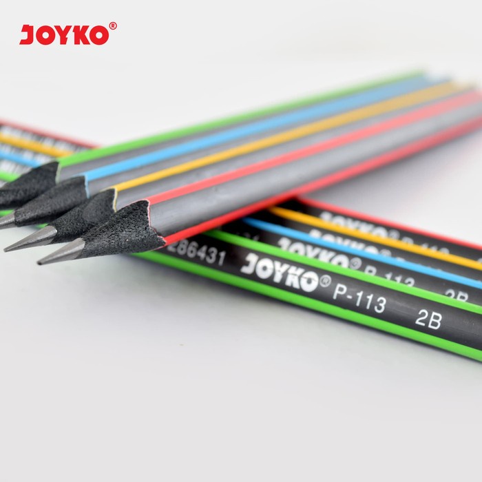 

TULIS-ALAT- PENCIL / PENSIL JOYKO P-113 / 2B / 1 BOX 12 PCS -ALAT-TULIS.