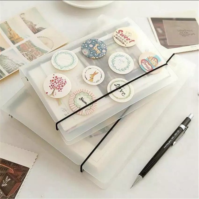 

CODE573 Binder Transparan Ukuran A6 - 6 Ring