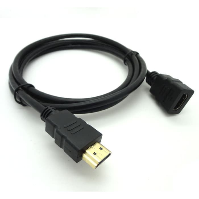Kabel Hdmi Male To Hdmi Female / Kabel Hdmi Extension 1.2 Meter