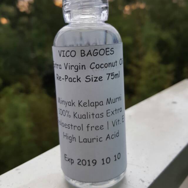 

Extra Virgin Coconut Oil VICO Bagoes Re-pack 75ml