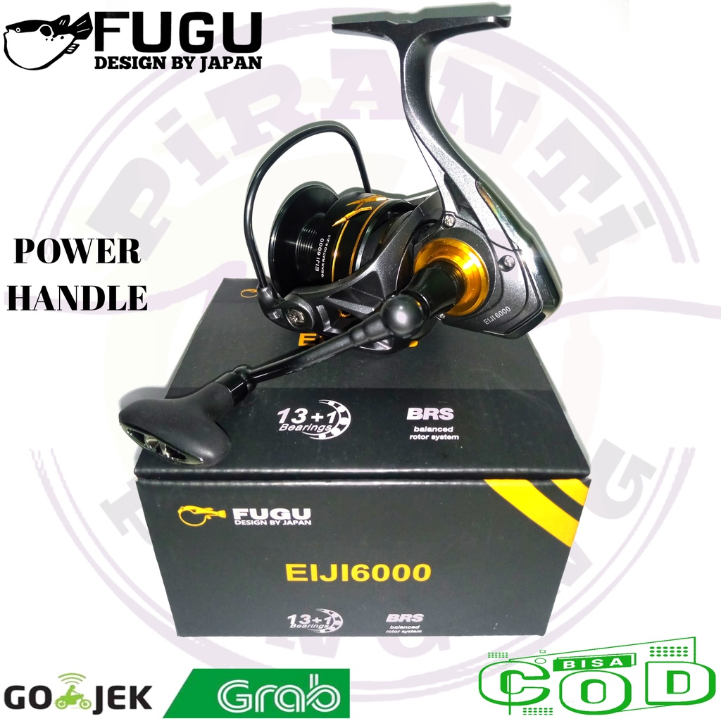 REEL LAUT FUGU EIJI 6000 POWER HANDLE REEL BADAK BAGUS TERLARIS MURAH REEL PANCING JIGGING