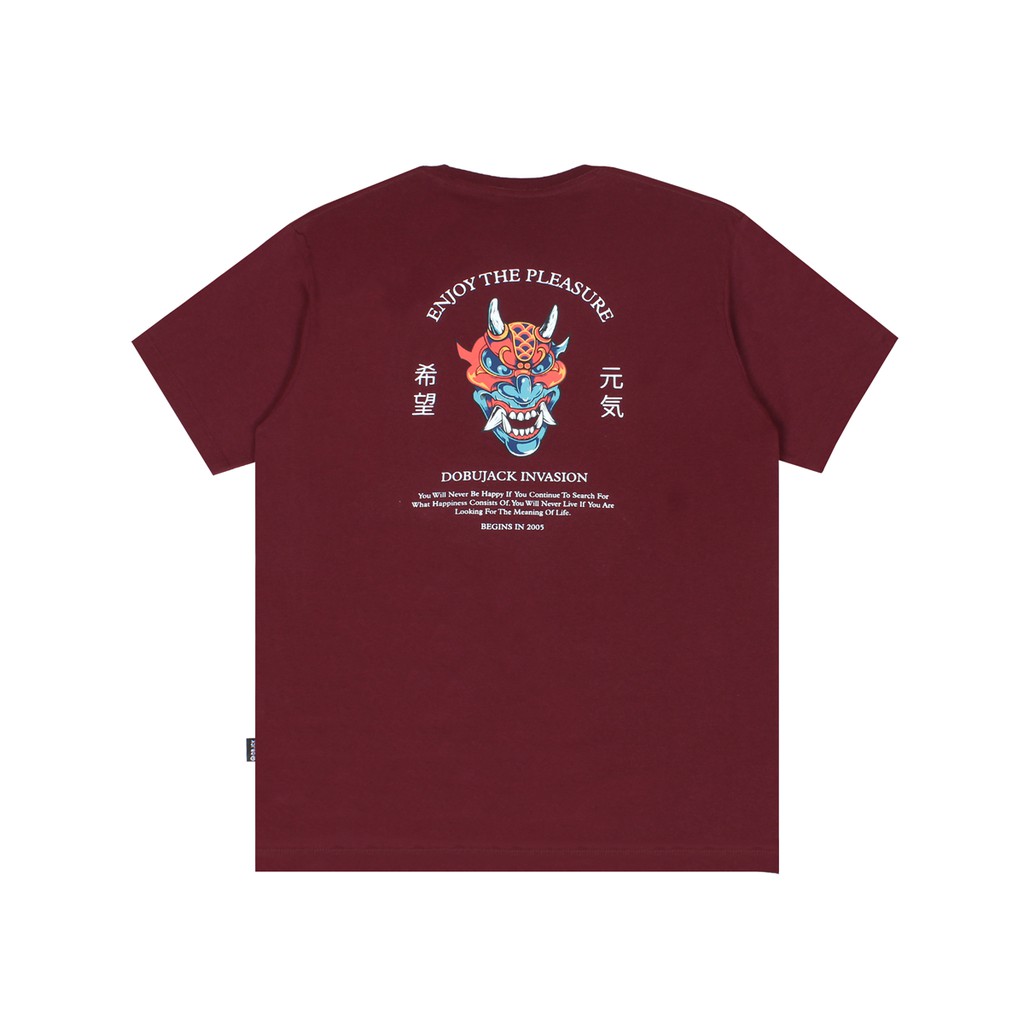 

Dobujack Tshirt Mask Maroon Tees