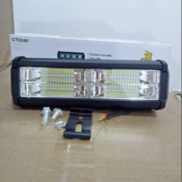 lampu tembak sorot led 48 mata cover belakang  black