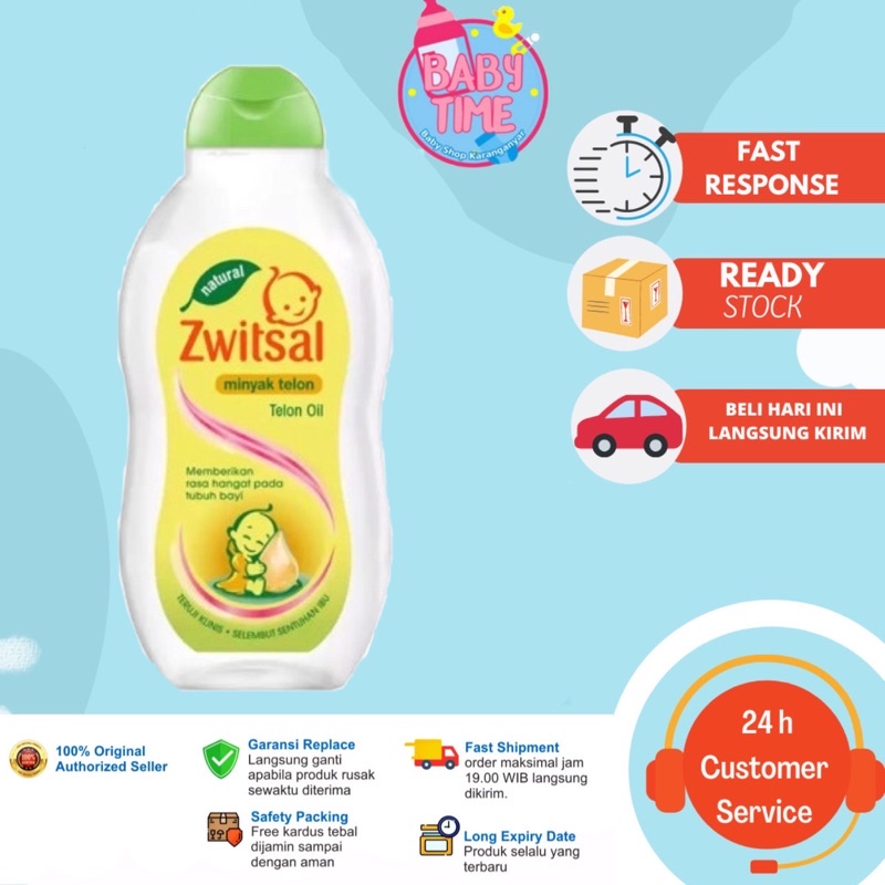 ZWITSAL BABY MINYAK TELON NATURAL 60ml 100ml Baby Telon Oil Minyak Telon Bayi Baby Oil Minyak Pijat