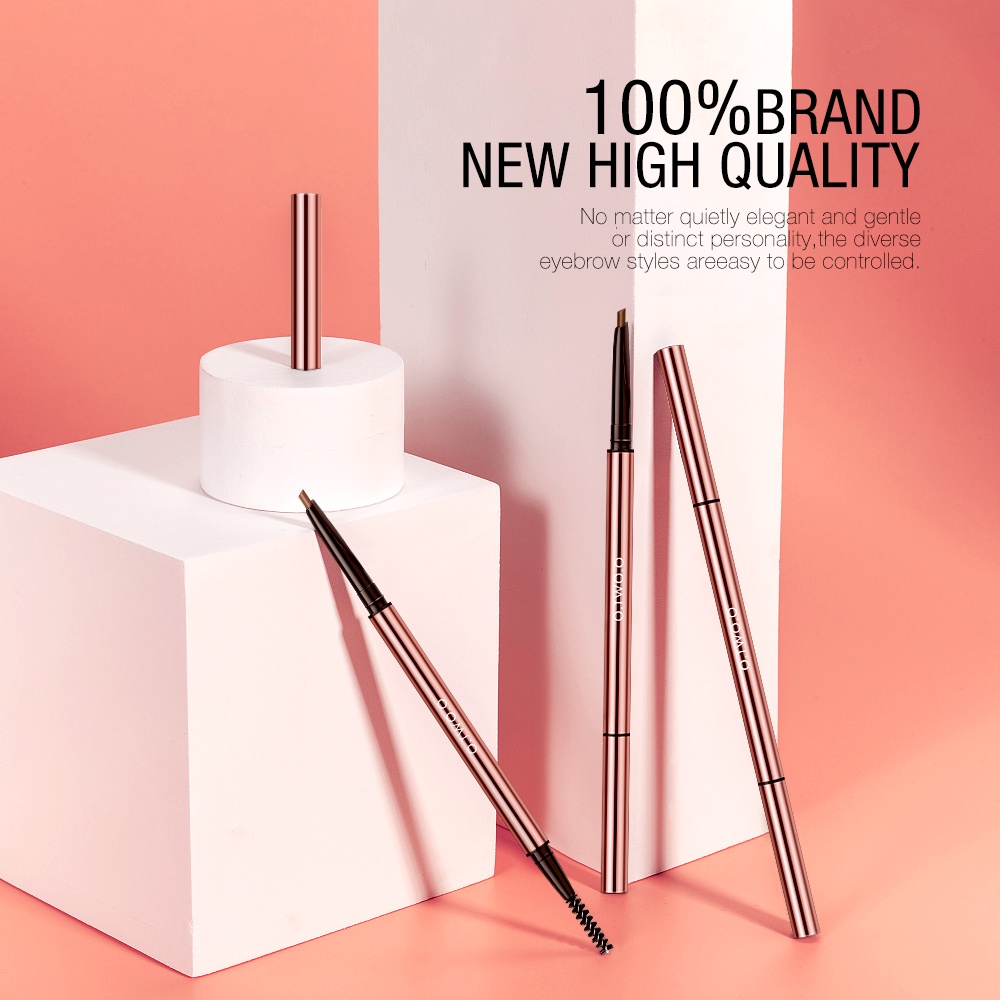 O.TWO.O Eyebrow Pencil Waterproof Double-headed High Pigment Long Lasting Eye Brow Makeup