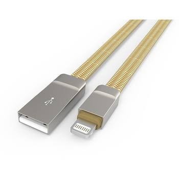 LS20 LDNIO Kabel Data IPhone USB Lightning Zinc Alloy Connector 1M