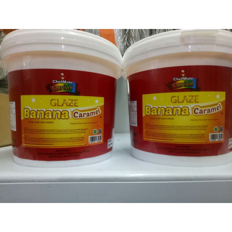 Chefmate Glaze Banana Caramel 1kg