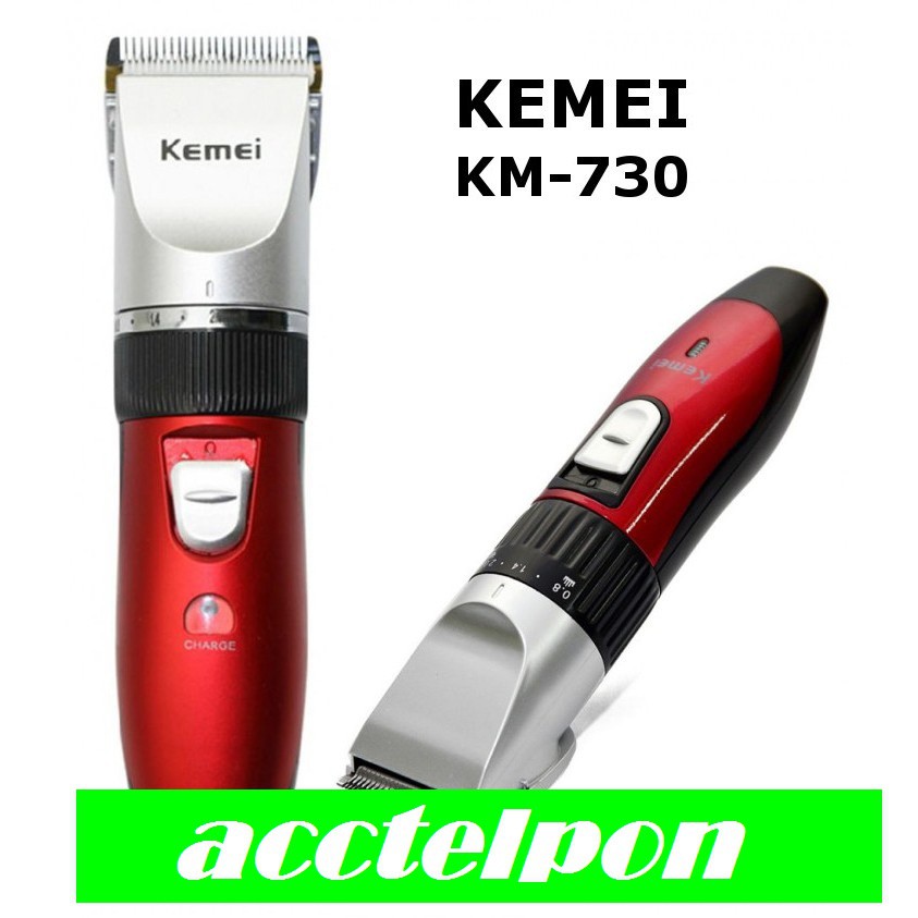 KEMEI KM-730 Rechargeable Wireless Hair Clipper Professional