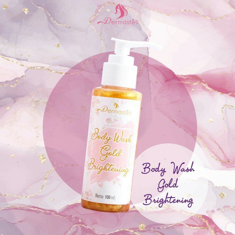 Dermastel Body wash gold brightening