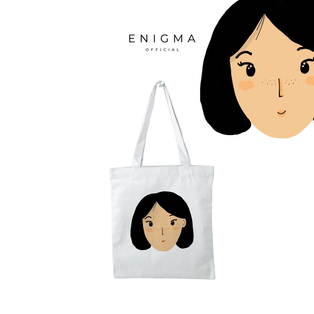 SALE TOTEBAG KANVAS ORIGINAL ENIGMA TOTEBAG KANVAS TOTEBAG WANITA TAS TOTEBAG