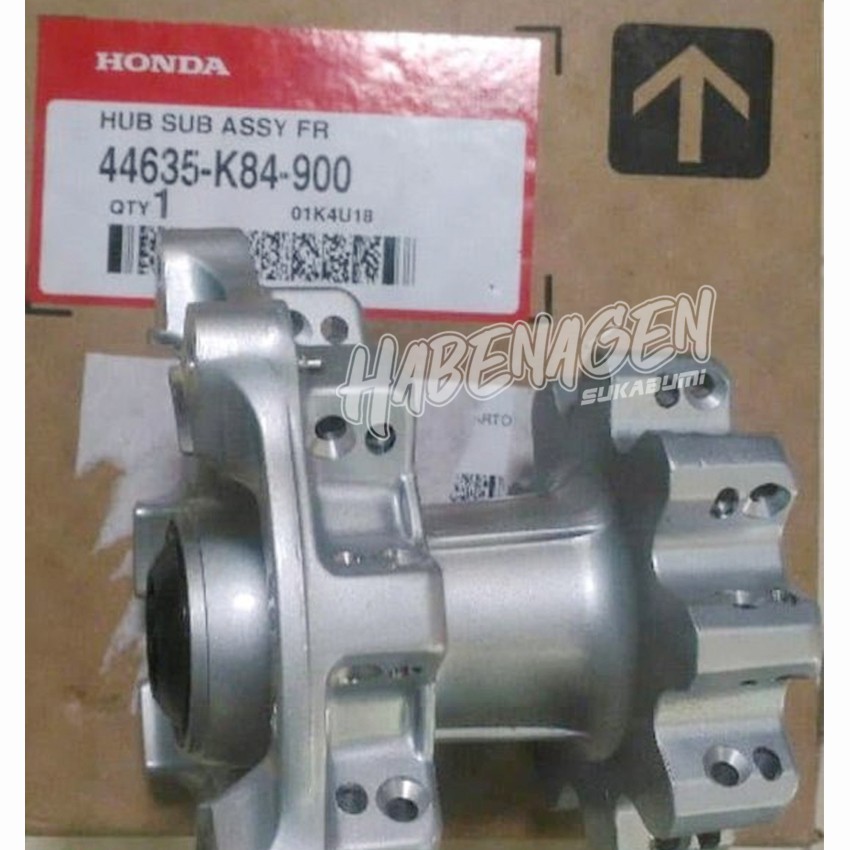 hub sub assy front wheel tromol trombol depan honda crf 150 crf150 L lubang hole 36 ori original AHM