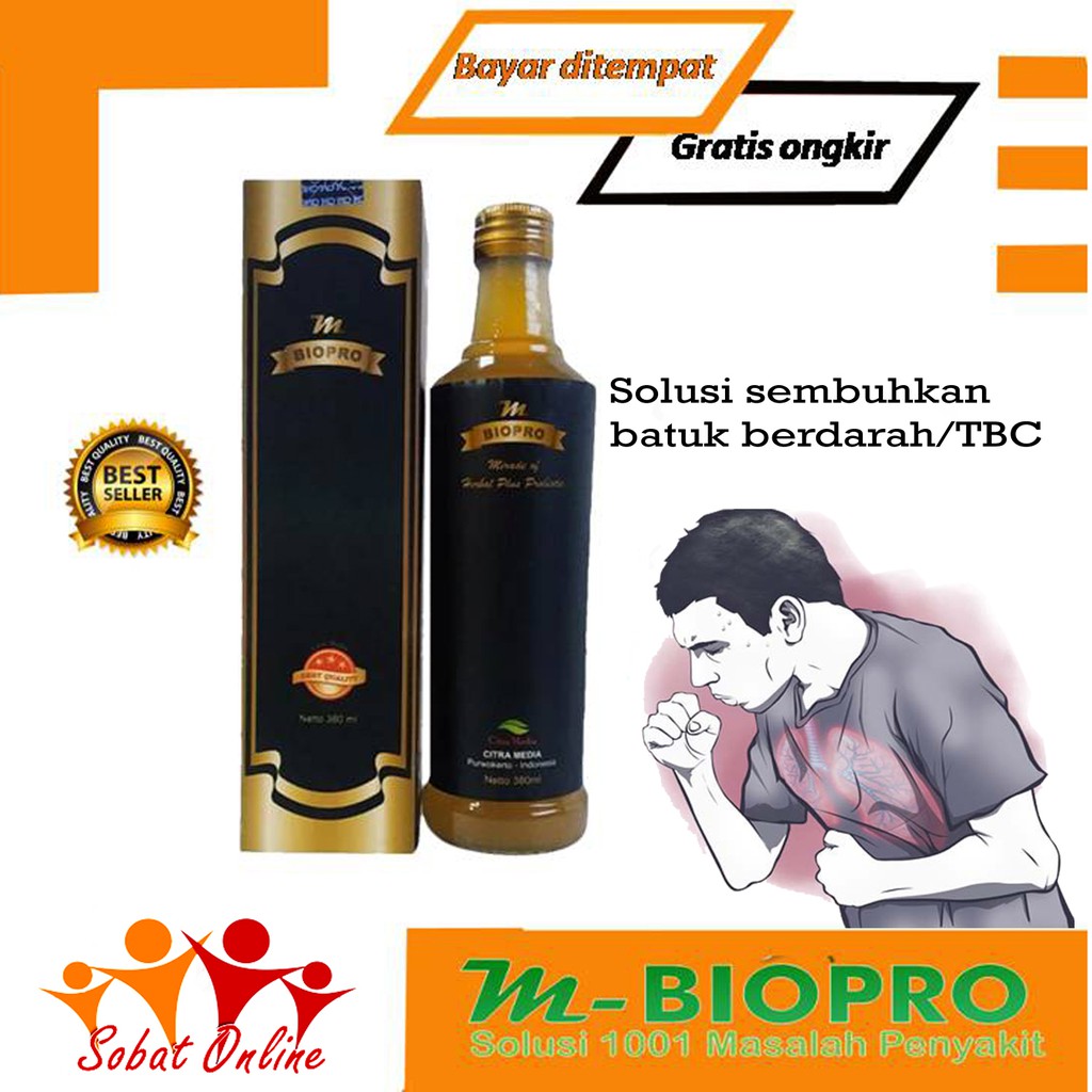 Obat TBC Tuberculosis- Mbiopro- Obat batuk berdarah- batuk kering berdarah-  berdahak darah- herbal