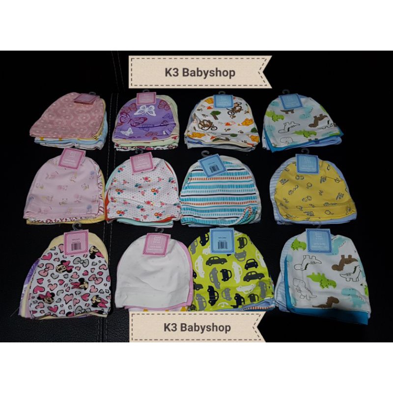 Topi Bayi 5in1 newborn infant caps kupluk bayi just to you