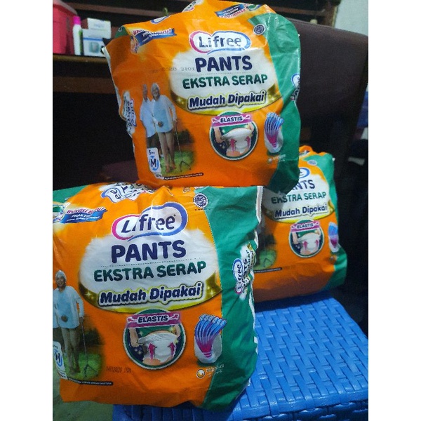 Lifree Popok Celana Dewasa Ukuran M isi 5pcs