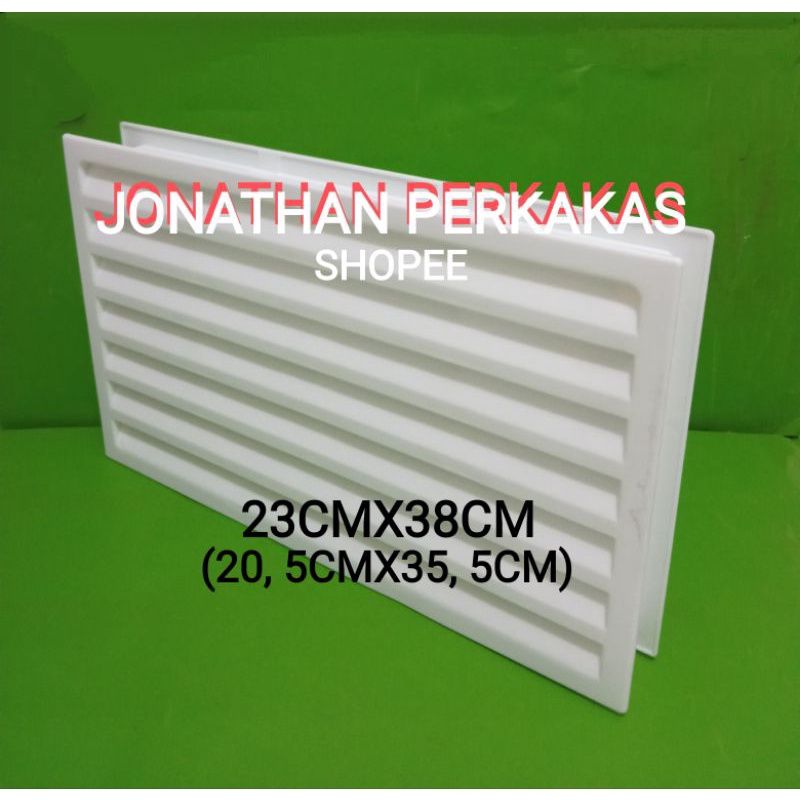 lubang hawa pintu kamar mandi pvc warna putih