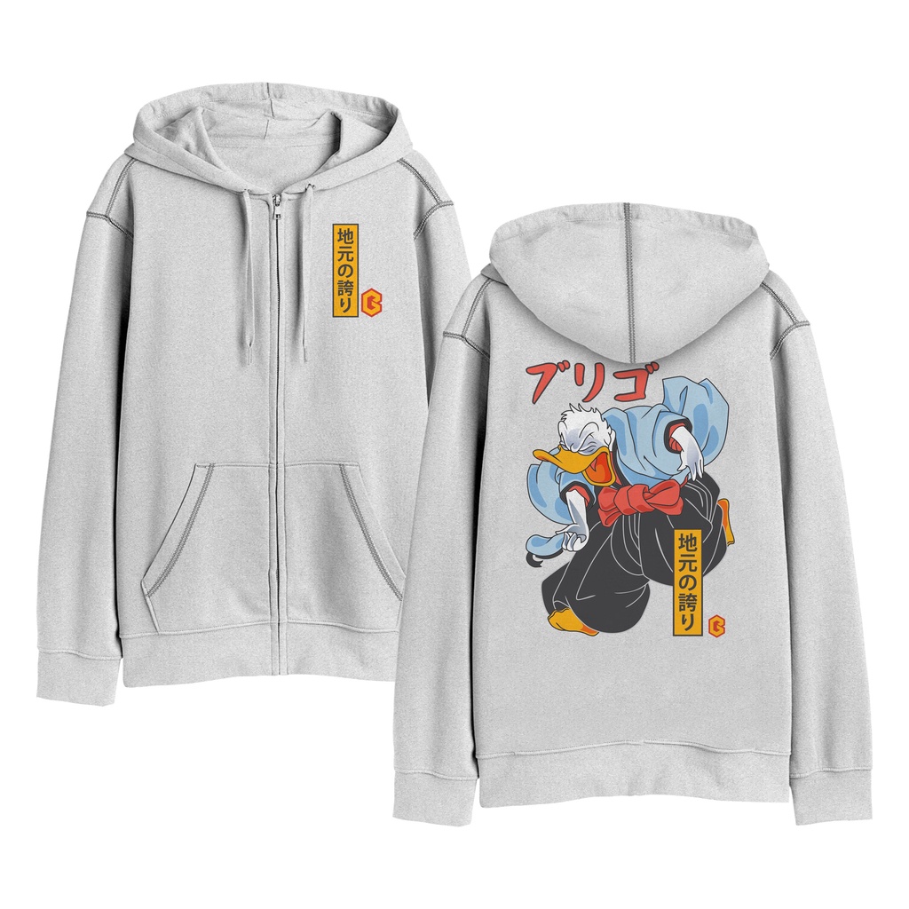 Sweater Hoodie Resleting BRIGO Struggle Sablon DTF Fleece Cotton II BRIGO Zipper Jumper Hoodie DONALD DUCK II M-XXL (Pria &amp; Wanita) Free stiker&amp;Gantungan Kunci