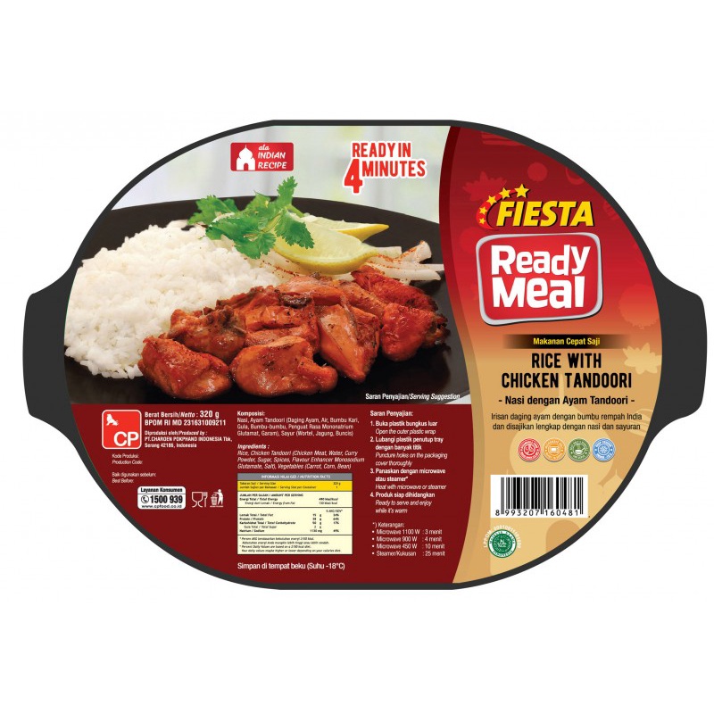 

FIESTA READY MEAL Chicken Tandori With Rice 320g