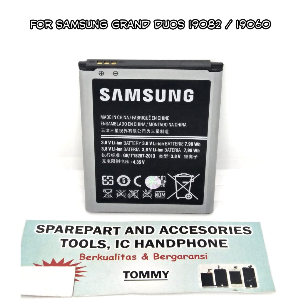 Baterai Samsung Grand Duos/Grand Neo -i9082/i9060