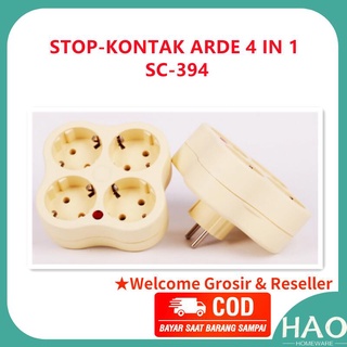 Stop Kontak ARDE 4 IN 1/SOKET 4LUBANG SC-394 SNI/4IN1 Multi Socket