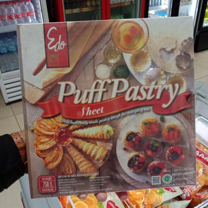 

edo puff pastry 750gr frozen TERLARIS TERPERCAYA ORIGINAL