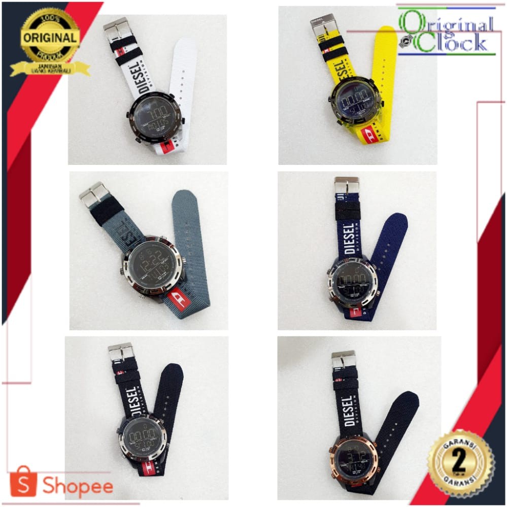 JAM TANGAN PRIA WANITA | RANTAI | KULIT | KARET | MURAH | PRIA DIESEL DZ 9289 GOLDEN APPLE ONLY THE 