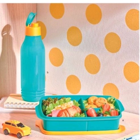 COOL TEEN TUPPERWARE / TEMPAT MAKAN BOY/TEMPAT BEKAL BIRU tosca