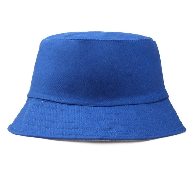 Topi Bucket Bulak Balik / Bahan Dobel Bisa Bolak-Balik-Biru