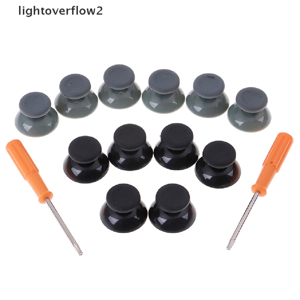 (Light2) 7pcs / Set Cap Thumbstick Analog 3d Untuk Reparasi Xbox360