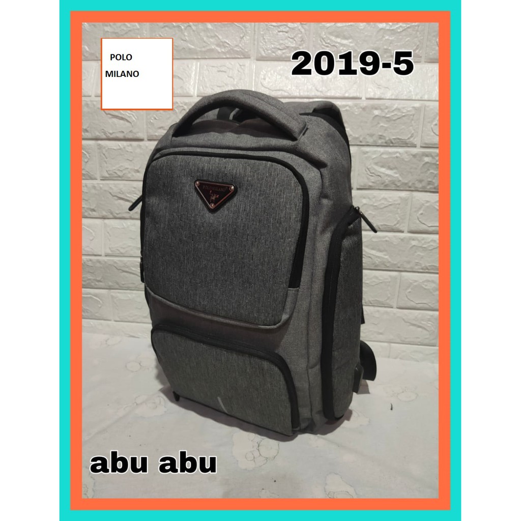 Tas RANSEL POLO MILANO 2019-B Tas RANSEL MULTIFUNGSI PALING LARIS TERMURAH BEST SELLER!!!!