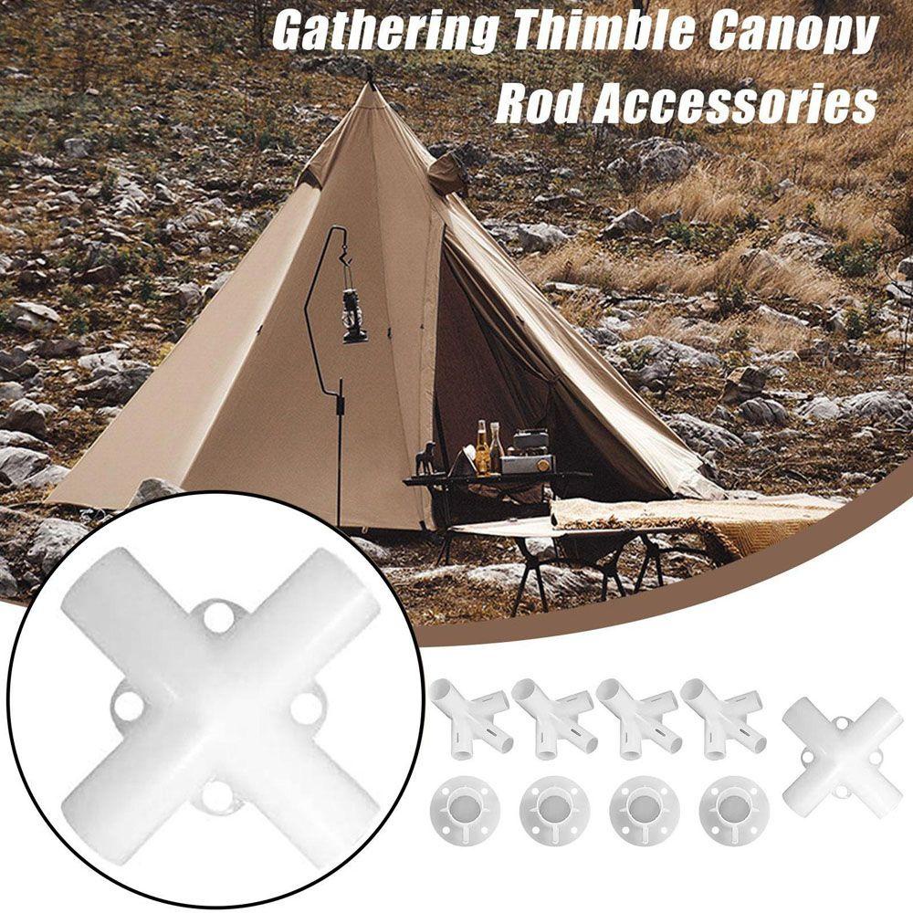 Lanfy Tent Connector Parts Roof Center Connector Tent Feet Corner Sparepart Mata Ikan Aksesoris Camping