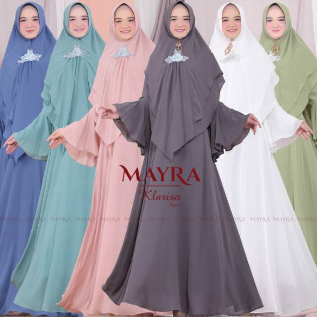 Dress Syar'i Klarisa Syari Pesta Busui Original by Mayra