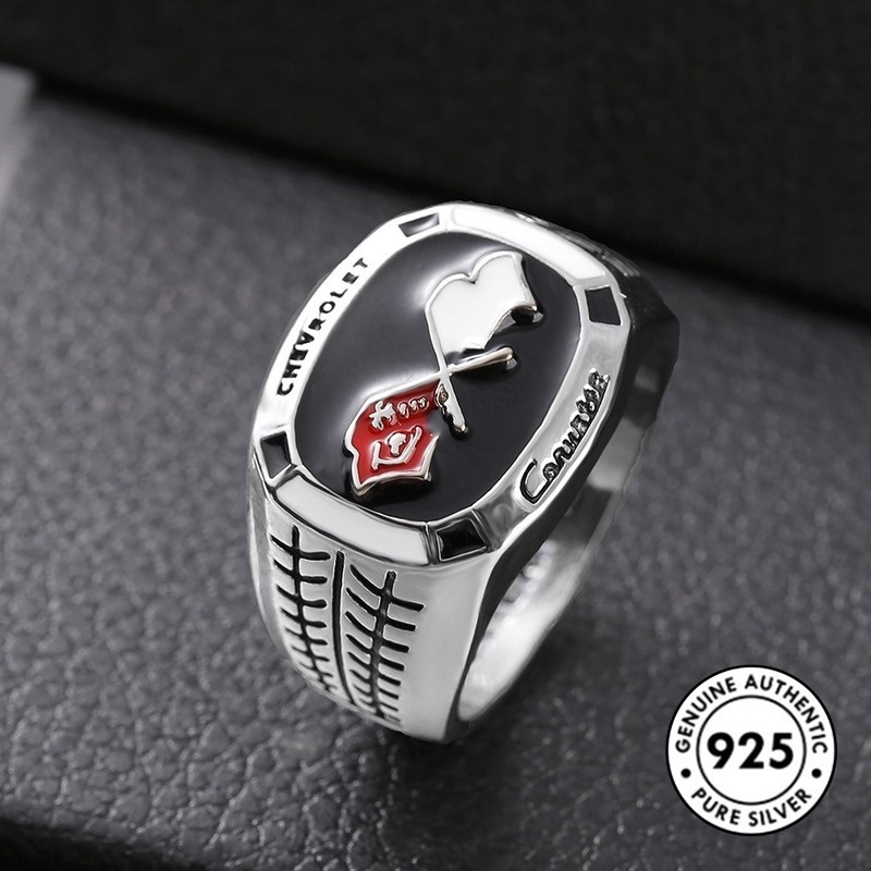 Cincin Bahan S925 Silver Untuk Pria