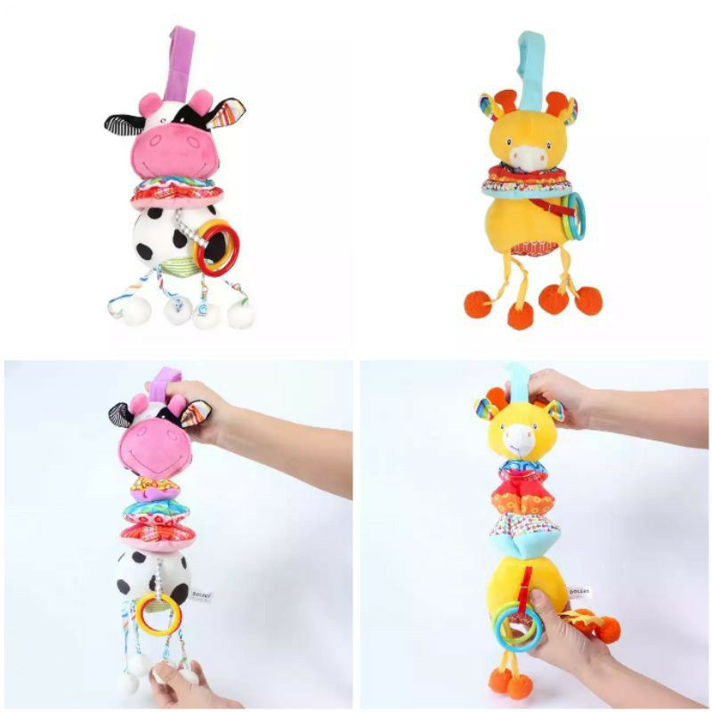 Mainan Gantungan Boneka MUSIC Bayi / Rattle / Teether / Baby Hanging Toys / Gantungan Stroller