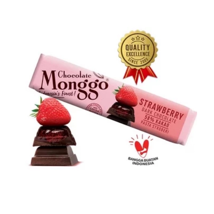 

Monggo Dark Chocolate & Strawberry