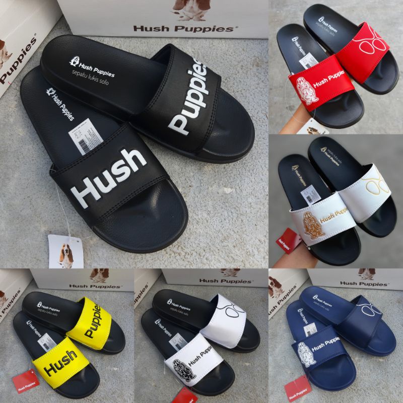 [ KATALOG 3 ] Sandal slop slide HUSH PUPPIES cewek dan cowok