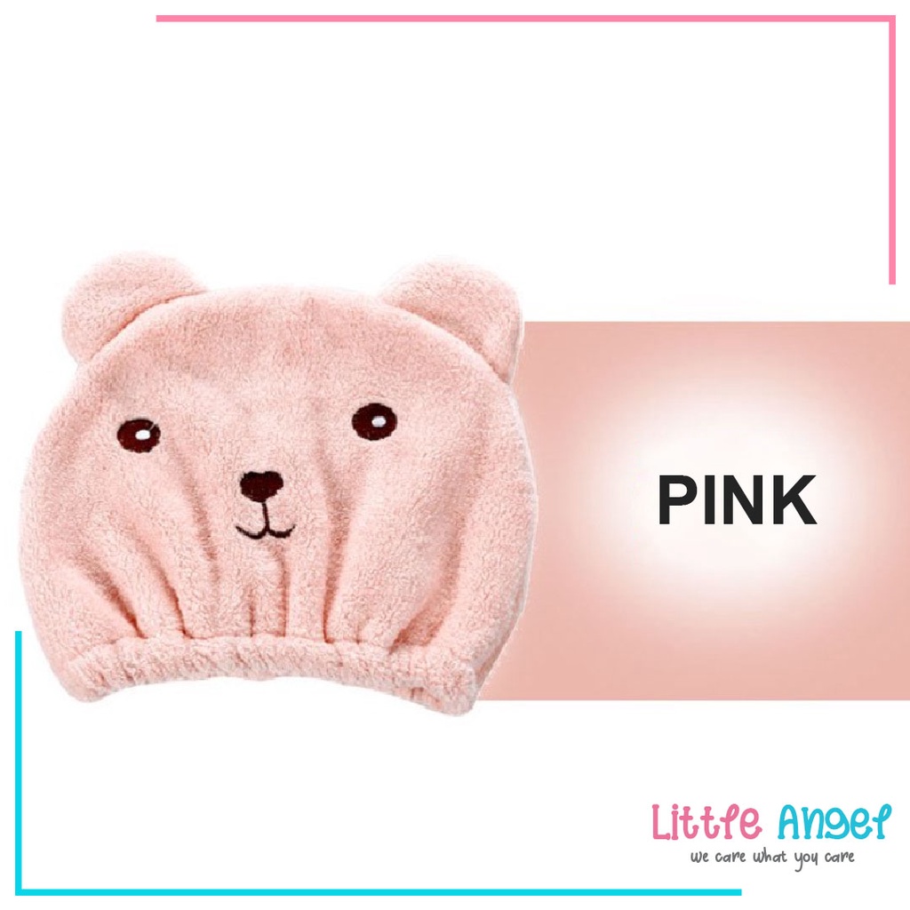 Handuk Keramas Mandi Topi Handuk Pengering Rambut Kepala Hair Tower Shower Cap Ibu Bayi Anak