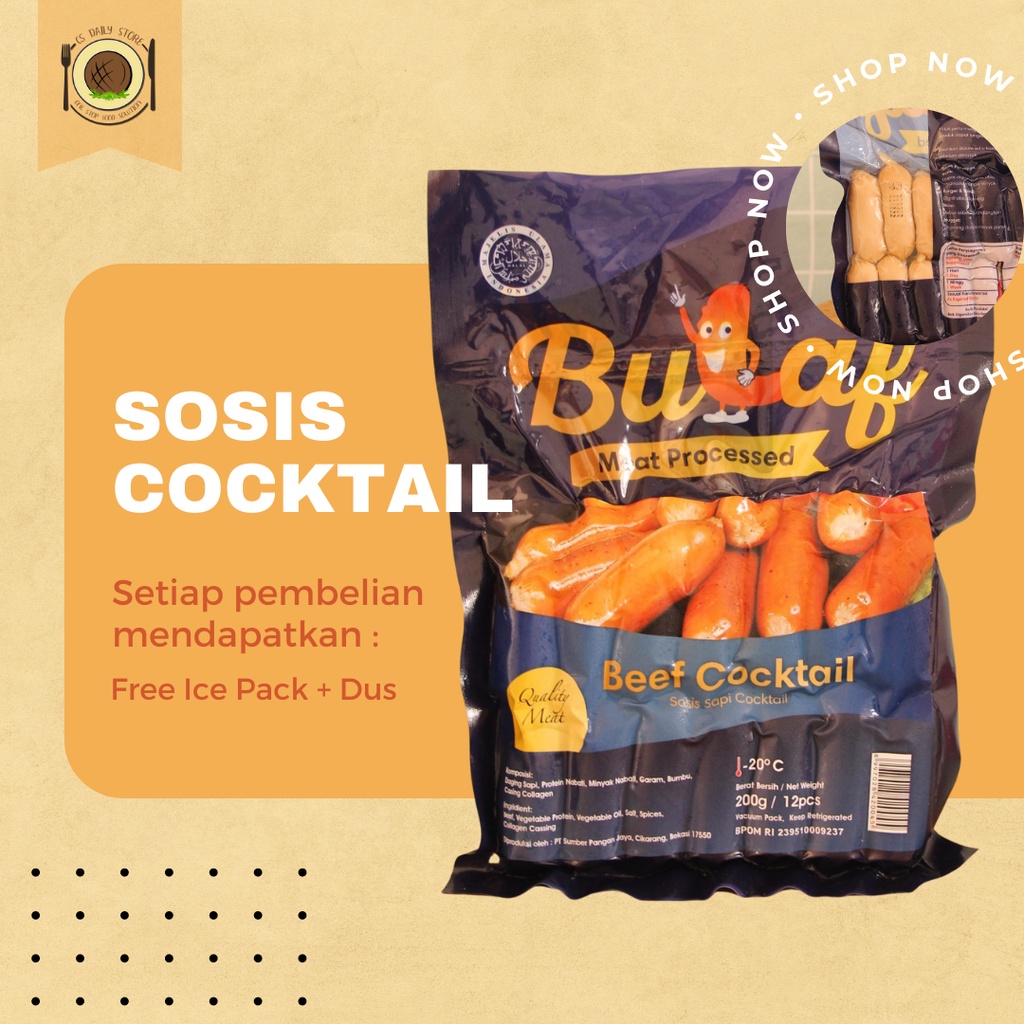 

Sosis Beef Cocktail non MSG
