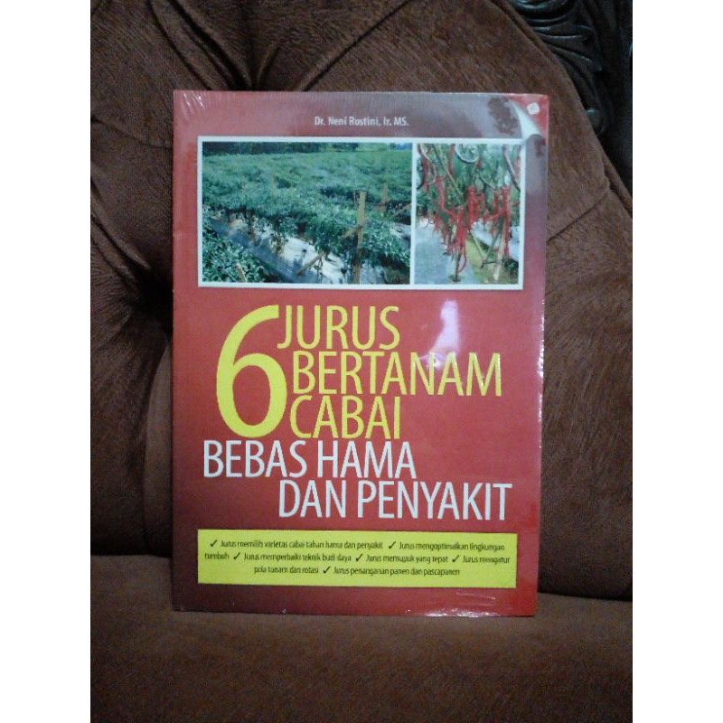 Buku 6 Jurus Bertanam Cabai Bebas Hama dan Penyakit