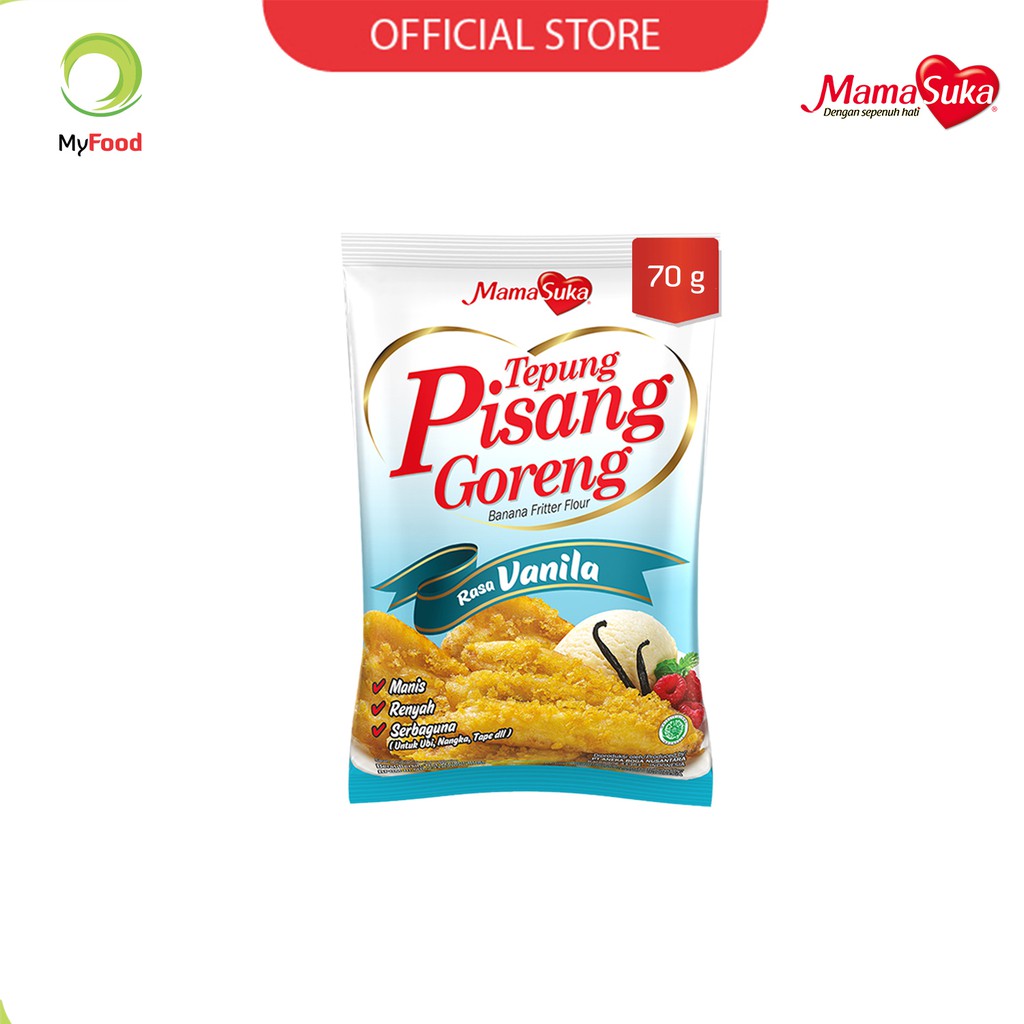 

MamaSuka - Tepung Pisang Goreng Vanilla 70 gr