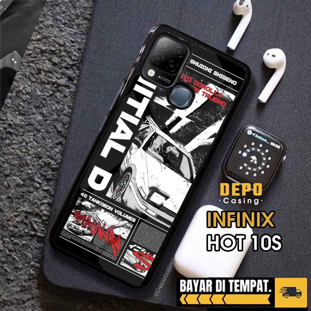 Case Infinix Hot 10S Case Hp Infinix Hot 10S Depo Casing [JPNA] Premium Glossy Case Custom Case Aest