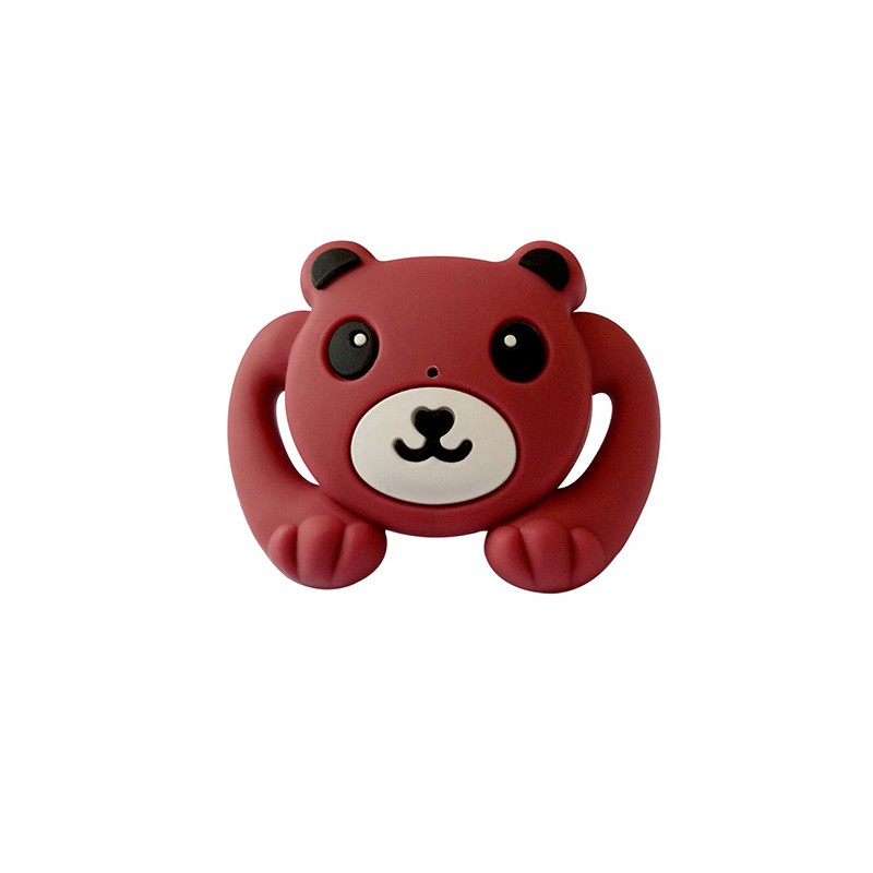 Iu Dot / Empeng Bahan Silikon Motif Kartun Beruang Untuk Bayi-4