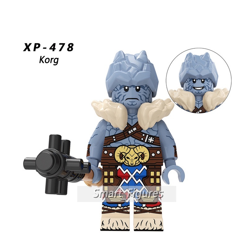 Mainan Action Figure Mini Karakter Thor Marvel Gorr Groot Zeus Korg Valkyrie Jane Foster Untuk Hadiah KT1062