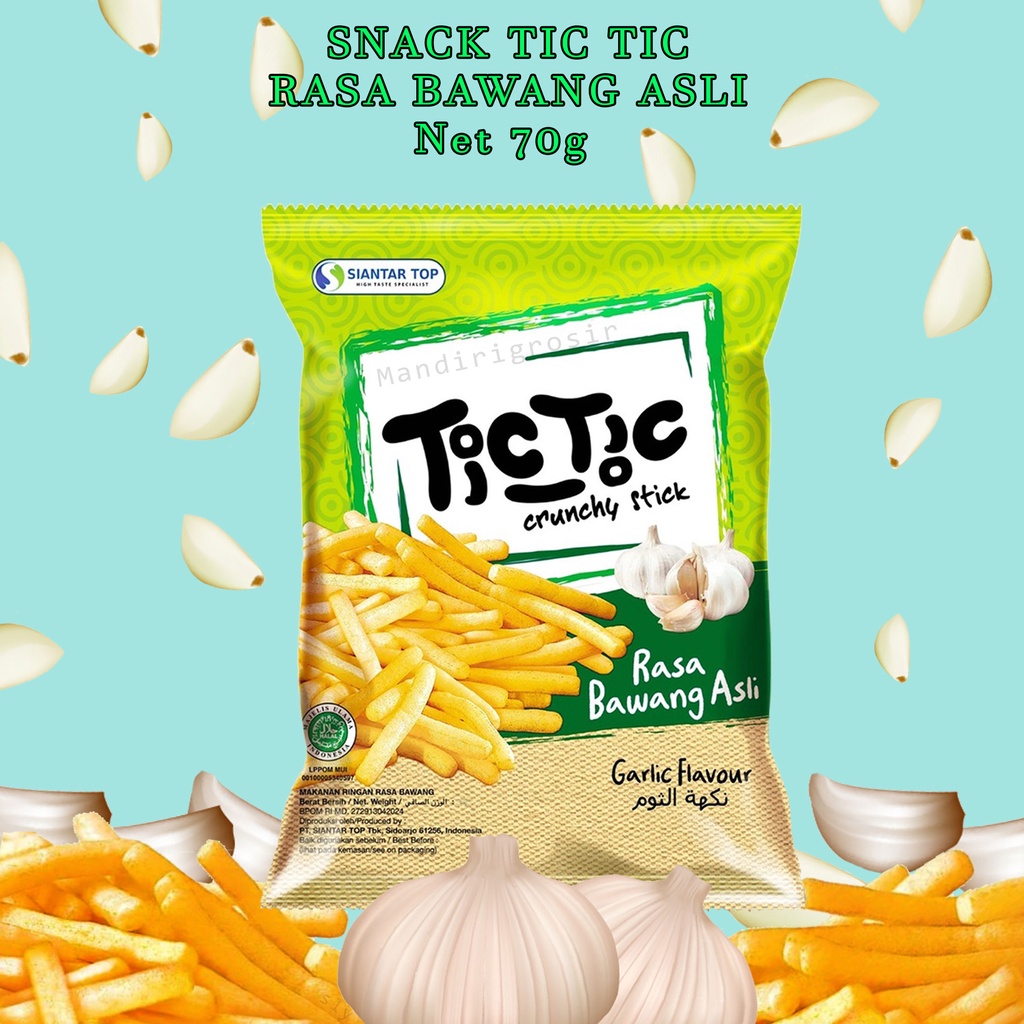 SNACK * TIC TIC * RASA BAWANG ASLI * 70g