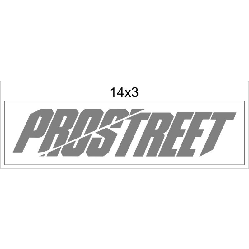 STIKER PROSTREET - KUSTOM HOLOGRAM CUTTING