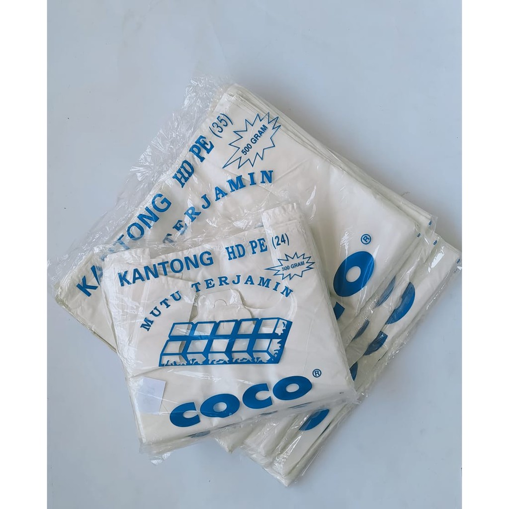 Kantong Kresek Putih Susu Ukuran 24 / 28/ 35/ 40