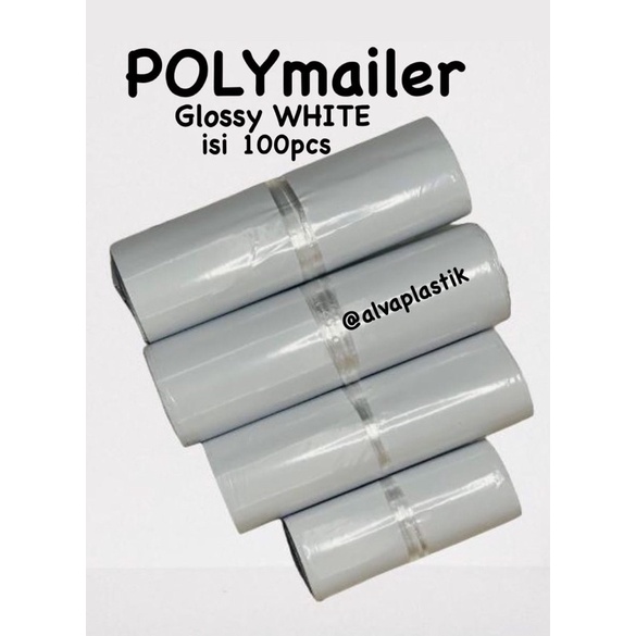 

Plastik Packing POLYMAILER Putih Kantong Olshop POLYMAILER Premium Glossy White POLYMAILER Grosir