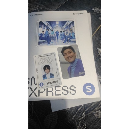 Album Unsealed SMCU Super Junior Ver PC Siwon Passcard Yesung